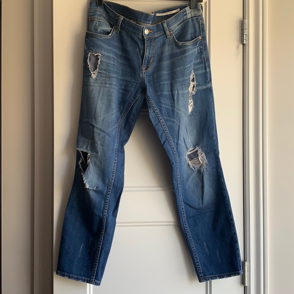 Zara ripped jeans